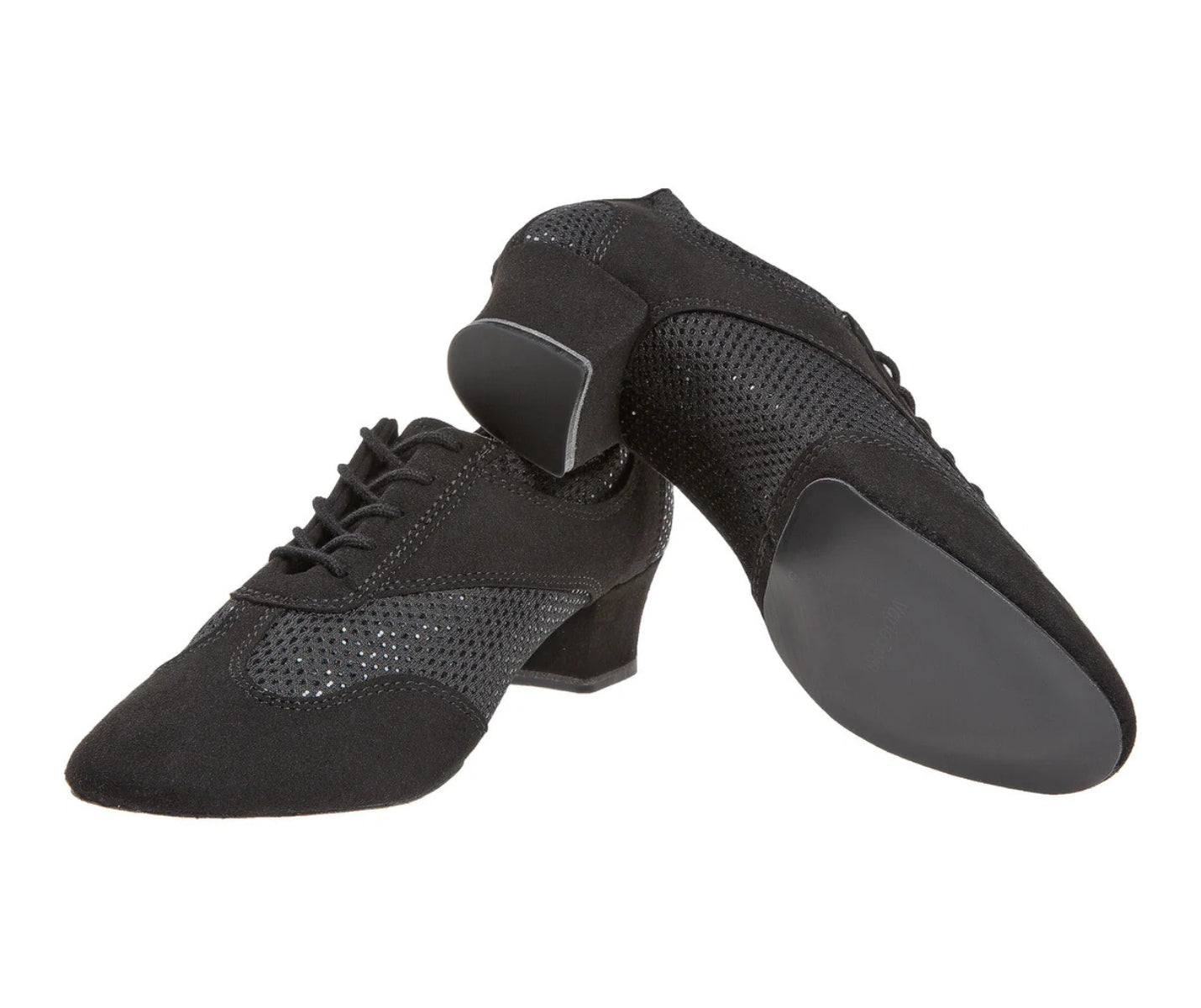 Diamant 188 Tanzschuhe, niedriger Absatz, schimmerndes Design, Vario Spin Sohle.